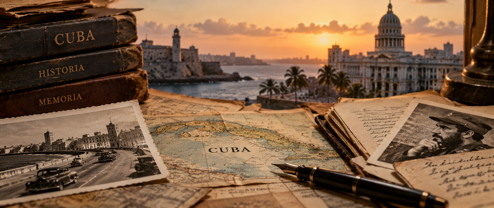 Vista de La Habana al atardecer